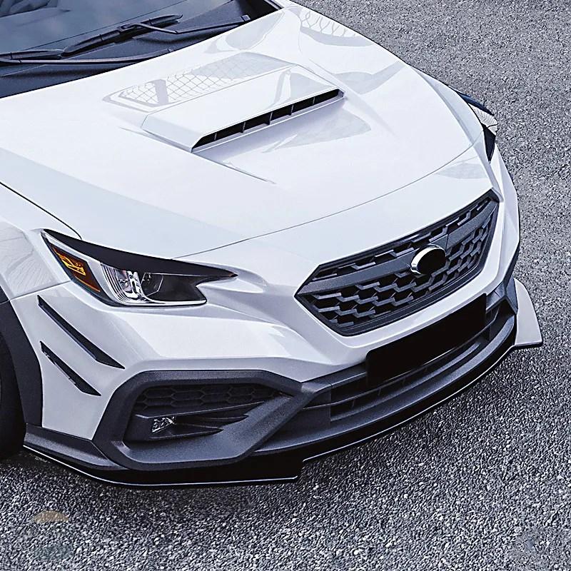 並行輸入品 外装 フロント キット ガード 2022年以降 スバル SUBARU WRX STI VB ABS バンパー スプリッター_3