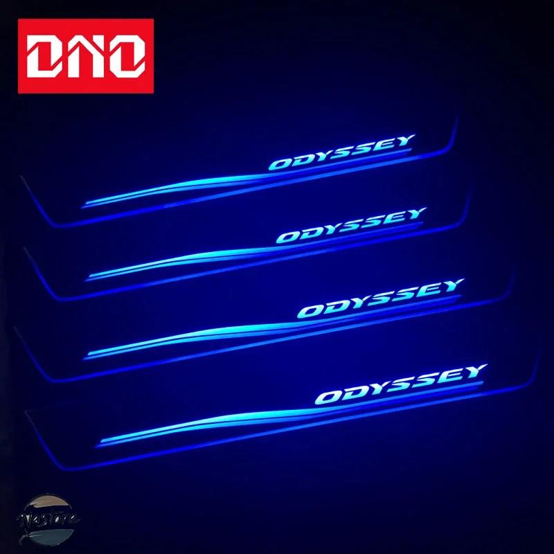 並行輸入品 ホンダ トリムペダル LED カーライト ドアシルスカッフプレート パスウェイ ダイナミックストリーマー ウェルカムランプ ホンダ オデッセイ_1