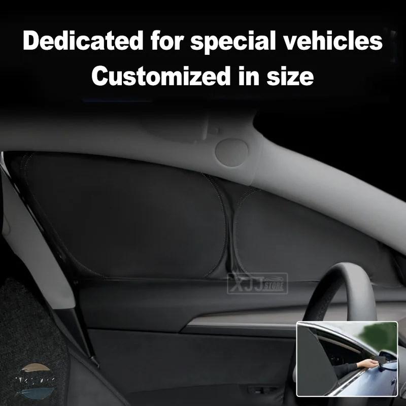 並行輸入品 ホンダ ODYSSEY 2019-24専 オールブラック カーウィンドウサンシェード 日焼け止め 断熱の画像
