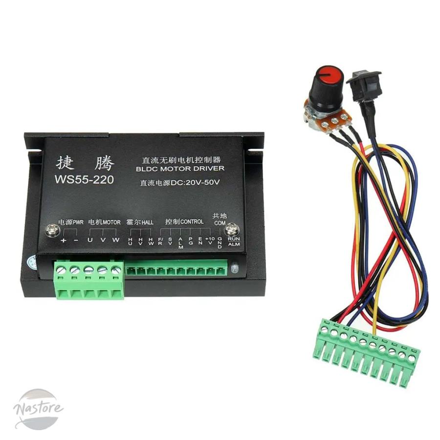 並行輸入品 高速冷却ブラシレススピンドルモーター ER11 チャック 500W スピンドルモーター電源 スピードガバナー 彫刻 DIY_3