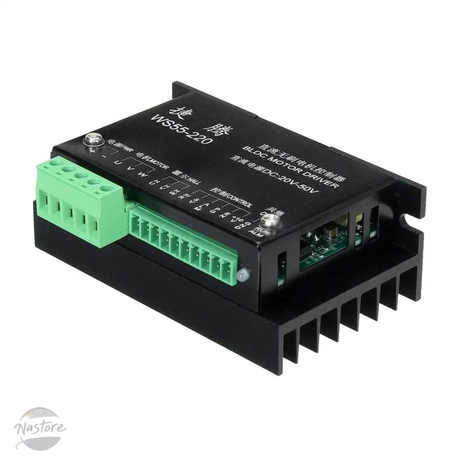 並行輸入品 高速冷却ブラシレススピンドルモーター ER11 チャック 500W スピンドルモーター電源 スピードガバナー 彫刻 DIY_5