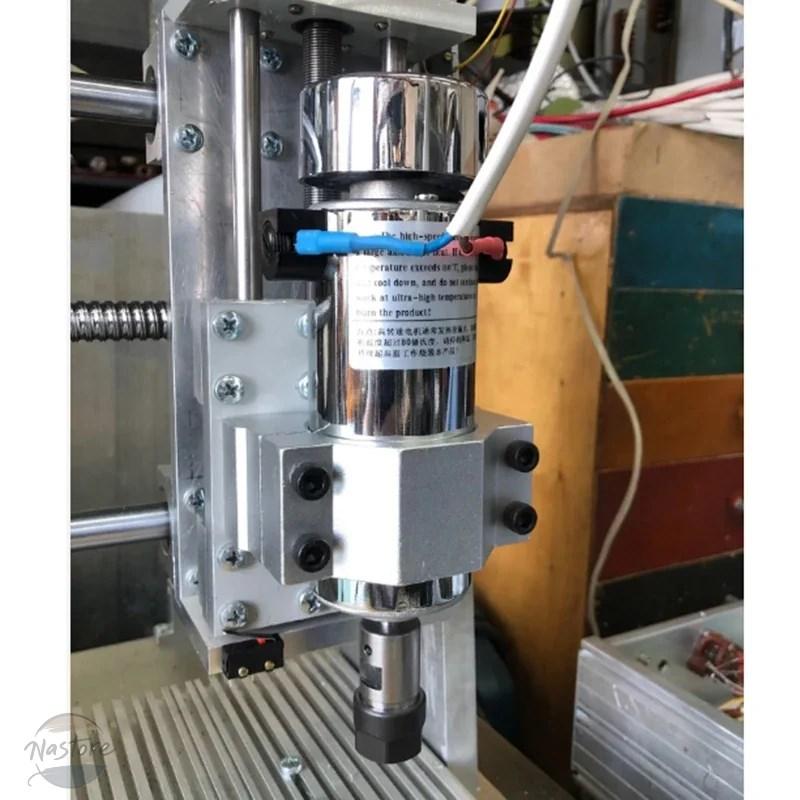 並行輸入品 キット 空冷0.8KW DC110V 20000RPM スピンドルモーターER11/チャック800Wスピンドルモーター+電源スピード調速機彫刻_5