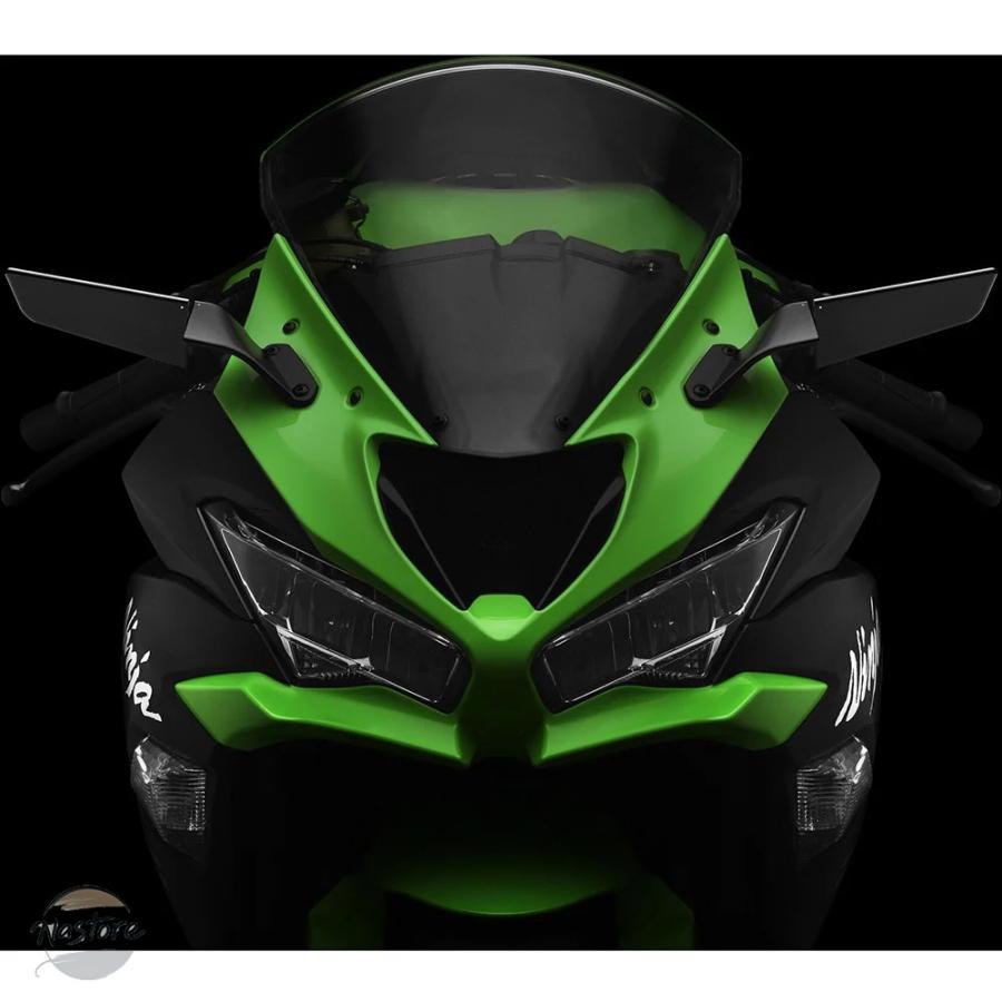 並行輸入品 カワサキ ニンジャ ZX4R ZX4RR ZX6R 636 バックミラー