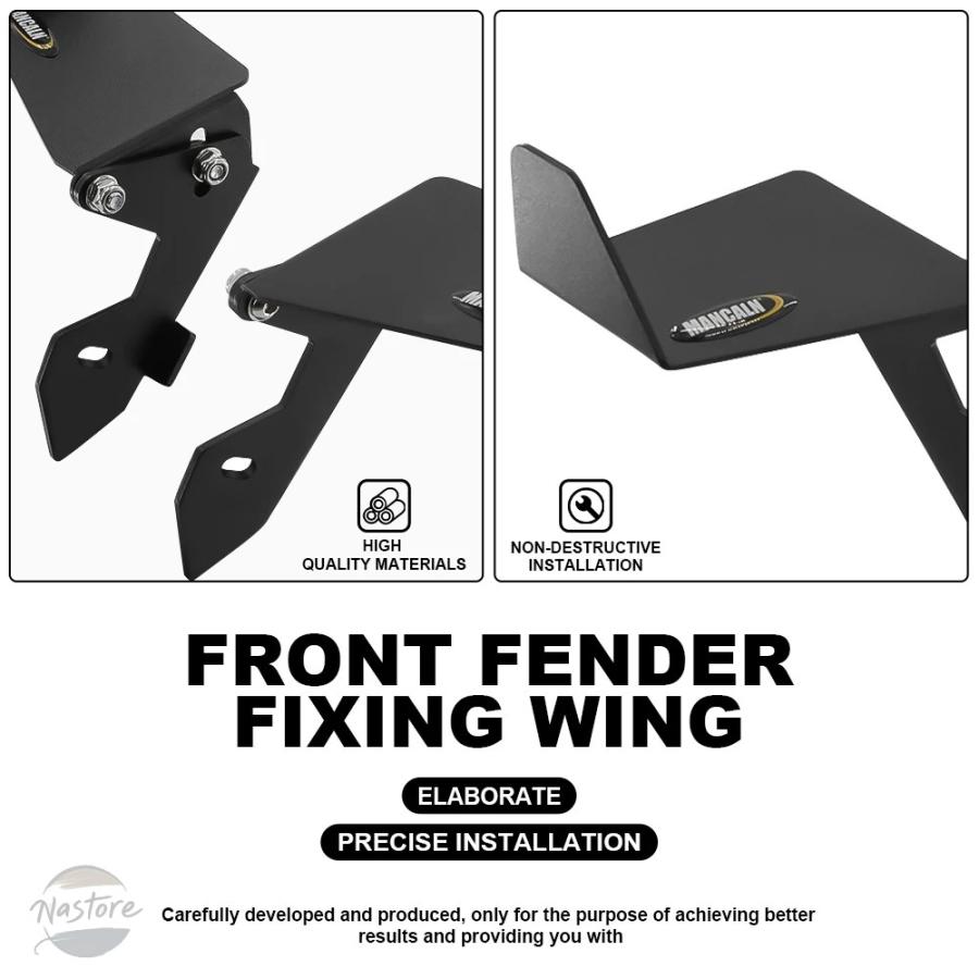 並行輸入品 バイク フロント 固定 フェンダーウィング カワサキ ニンジャ400 ex400 z400 2018-21 部品 カスタムパーツ アクセサリーの画像
