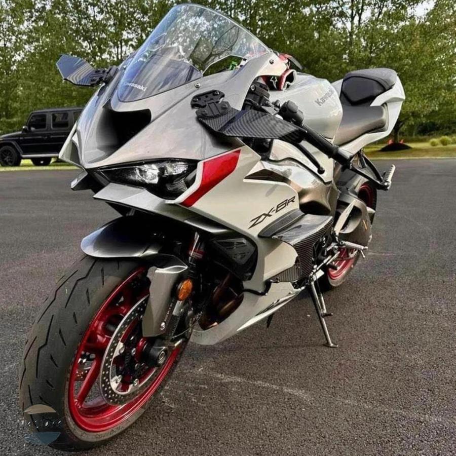 並行輸入品 バイク フロント カワサキ zx6r zx-6r 2024 2025 ネイキッド ダウンフォース 部品 カスタムパーツ アクセサリー_1