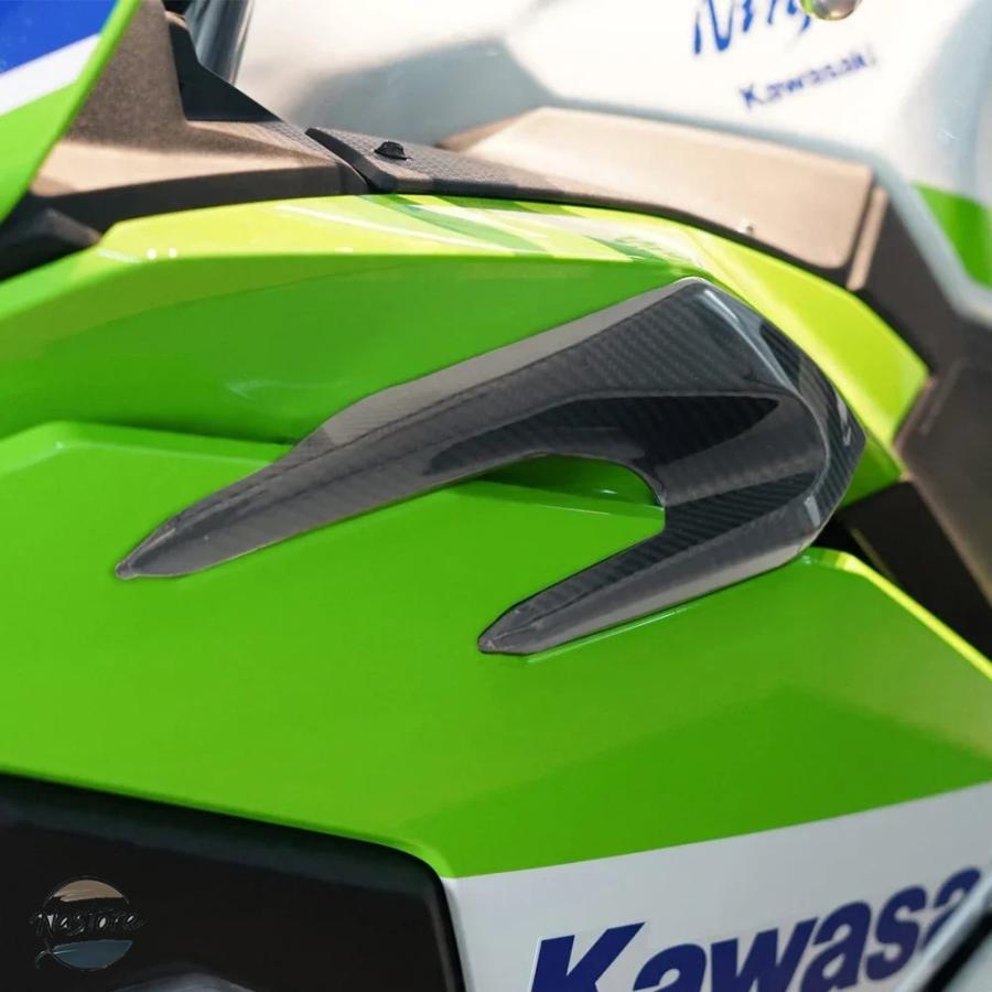 並行輸入品 バイク カバー フロント カスタム カワサキ ニンジャ 500 すべ カーボン アクセサリー サイドパネル スポイラー 小型パネル 部品 カスタムパーツ_2