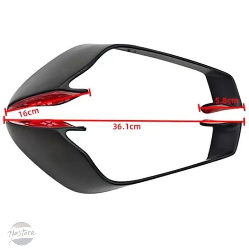並行輸入品 バイク カワサキ ニンジャ zx-10r 2016 -2021 ミラー ウィングレット エアロダイナミック 部品 カスタムパーツ アクセサリーの画像