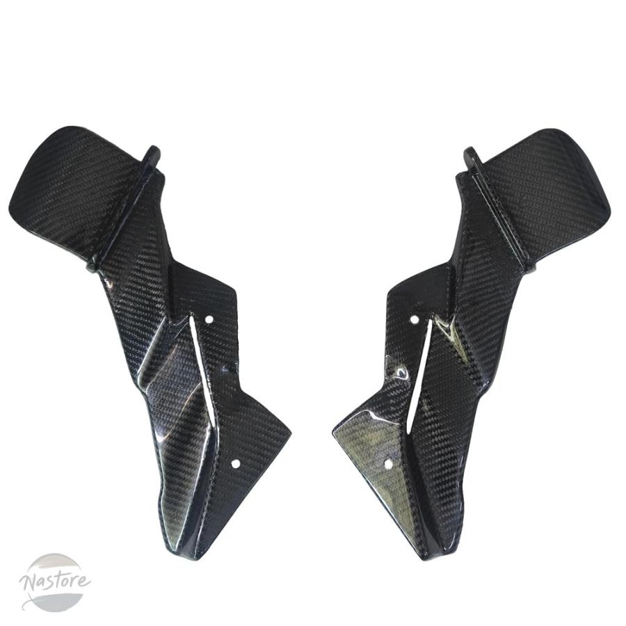 並行輸入品 フロント カワサキ ZX-6R ZX6R 2024+ カーボン リップ