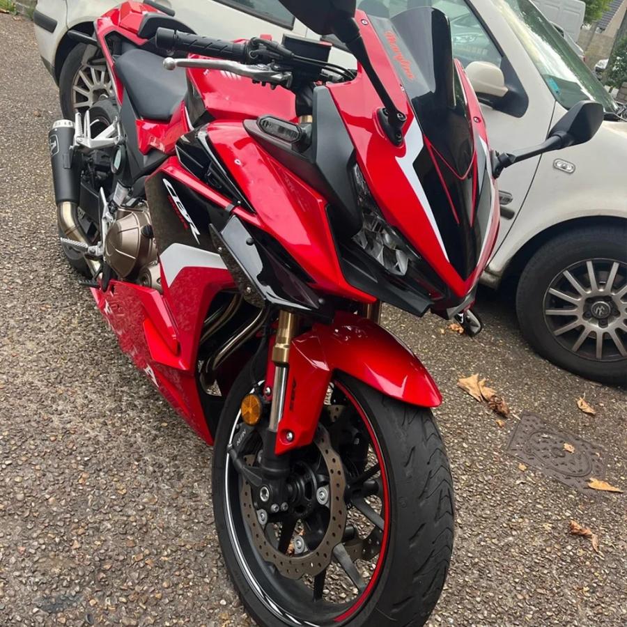 並行輸入品 ホンダ フロント 固定 CBR500R ウィングレット モトフェアリング エアロダイナミックサイドウィング スポイラーの画像
