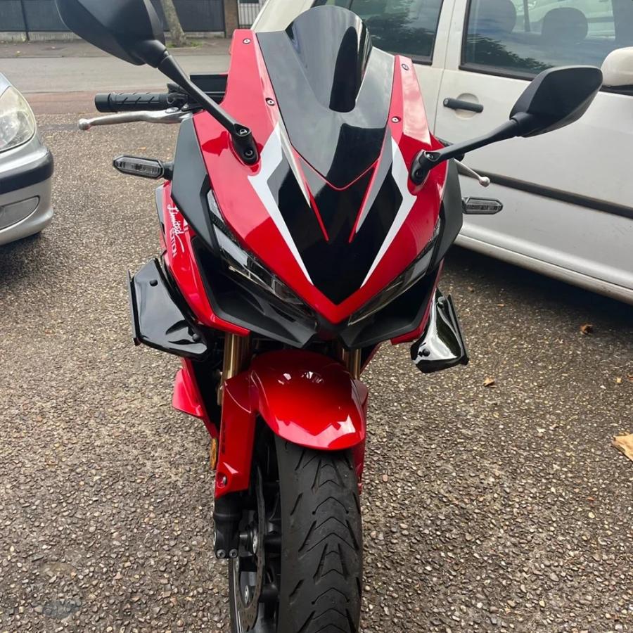 並行輸入品 ホンダ フロント 固定 CBR500R ウィングレット モトフェアリング エアロダイナミックサイドウィング スポイラーの画像