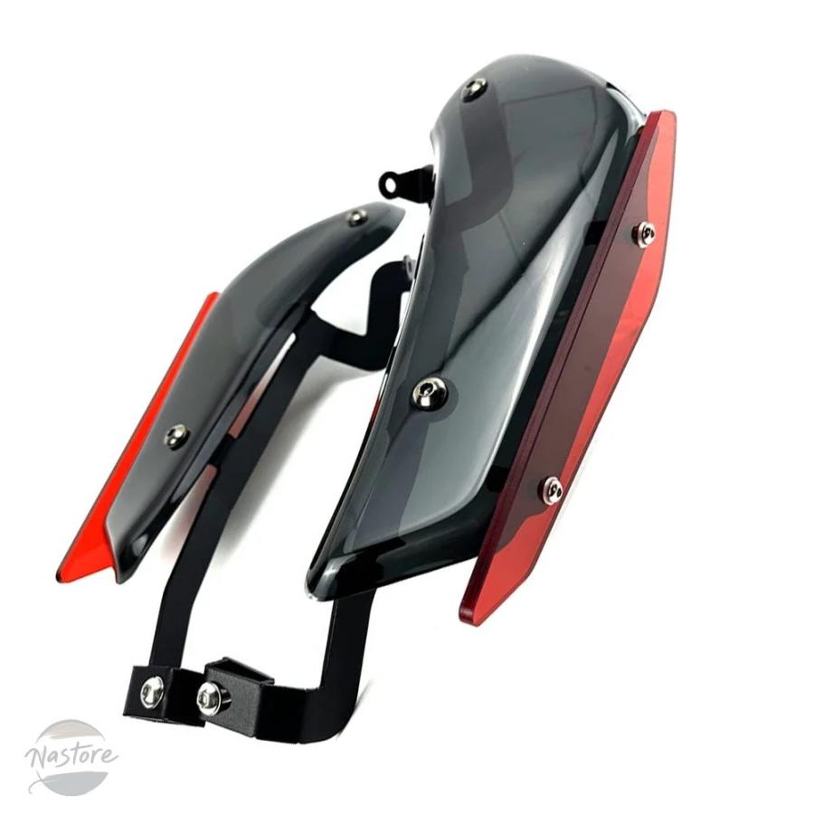 並行輸入品 ホンダ フロント 固定 CBR500R ウィングレット モトフェアリング エアロダイナミックサイドウィング スポイラーの画像