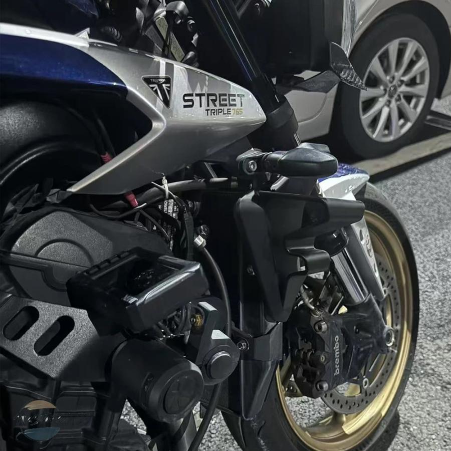 並行輸入品 固定 トライアンフ STREET TRIPLE 765 S R RS 2023-2025