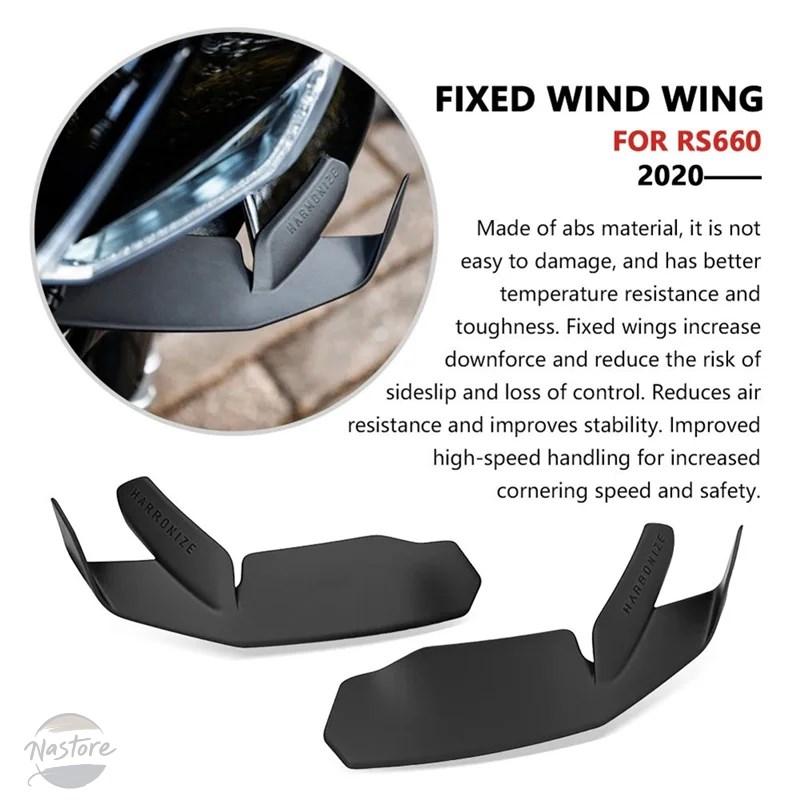 並行輸入品 バイク キット n24r- ウィングレットエアロダイナミックウィングサイドウインドスポイラーrs660 サイドウインドスポイラー 部品 カスタムパーツ_4