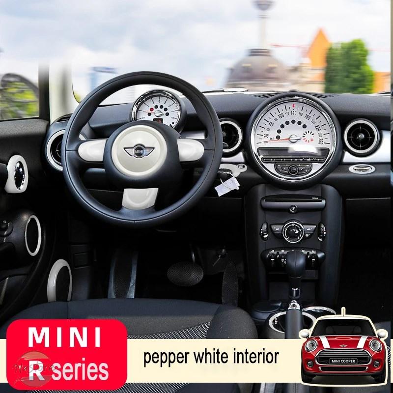 並行輸入品 カバー ホイール ハンドル エアアウトレットリング キーホール ステアリングステッカー MINI COOPER R54 R55 R56 R60