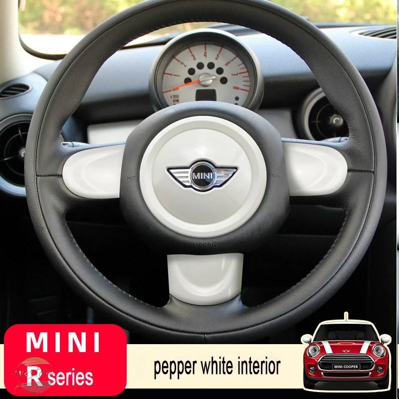 並行輸入品 カバー ホイール ハンドル エアアウトレットリング キーホール ステアリングステッカー MINI COOPER R54 R55 R56 R60