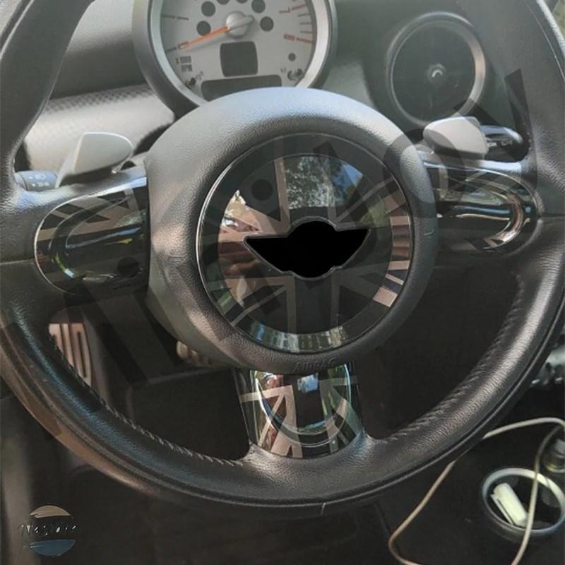 並行輸入品 カバー ホイール MINI R55 R60 COUNTRYMAN ステアリングパネルボタンスタイリングステッカー MINI COOPER R56の画像