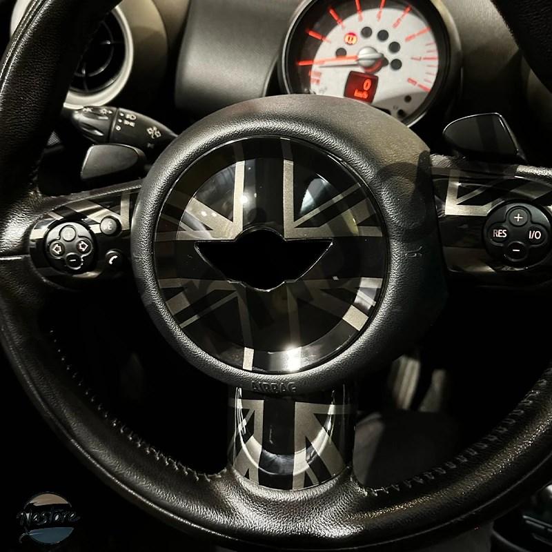 並行輸入品 カバー ホイール MINI R55 R60 COUNTRYMAN ステアリングパネルボタンスタイリングステッカー MINI COOPER R56の画像