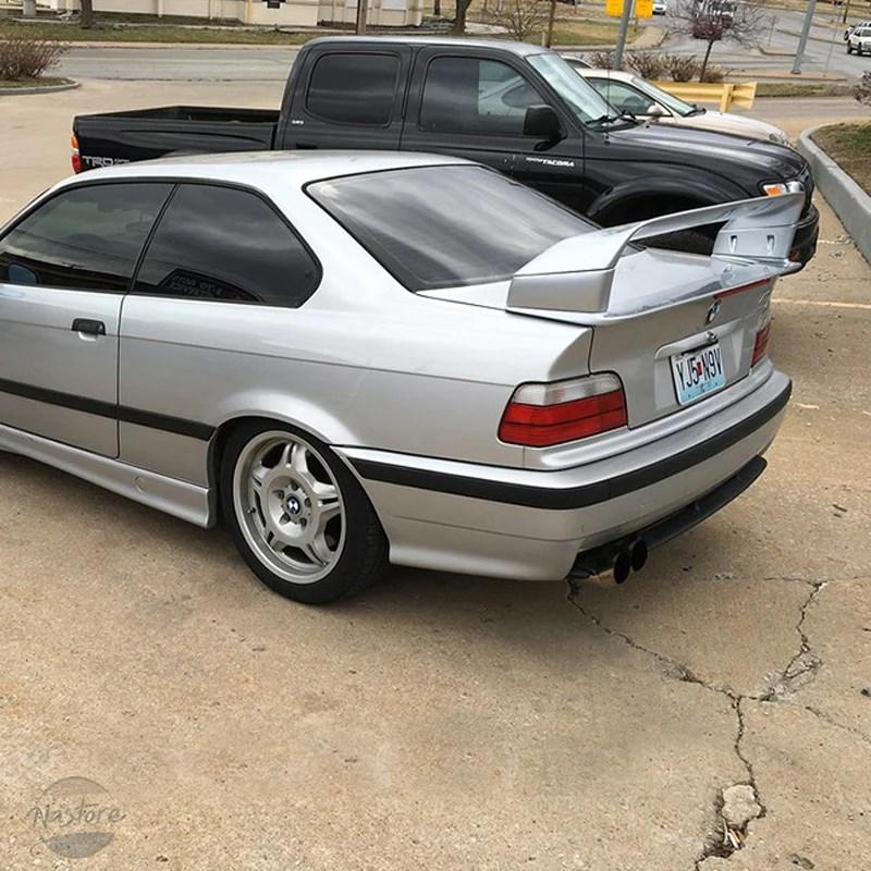 並行輸入品 BMW リア E36 M3 1990-2000 スポーツスポイラー GTウィング BMW E36 エルロンチューニング ABS 光沢ブラック_3