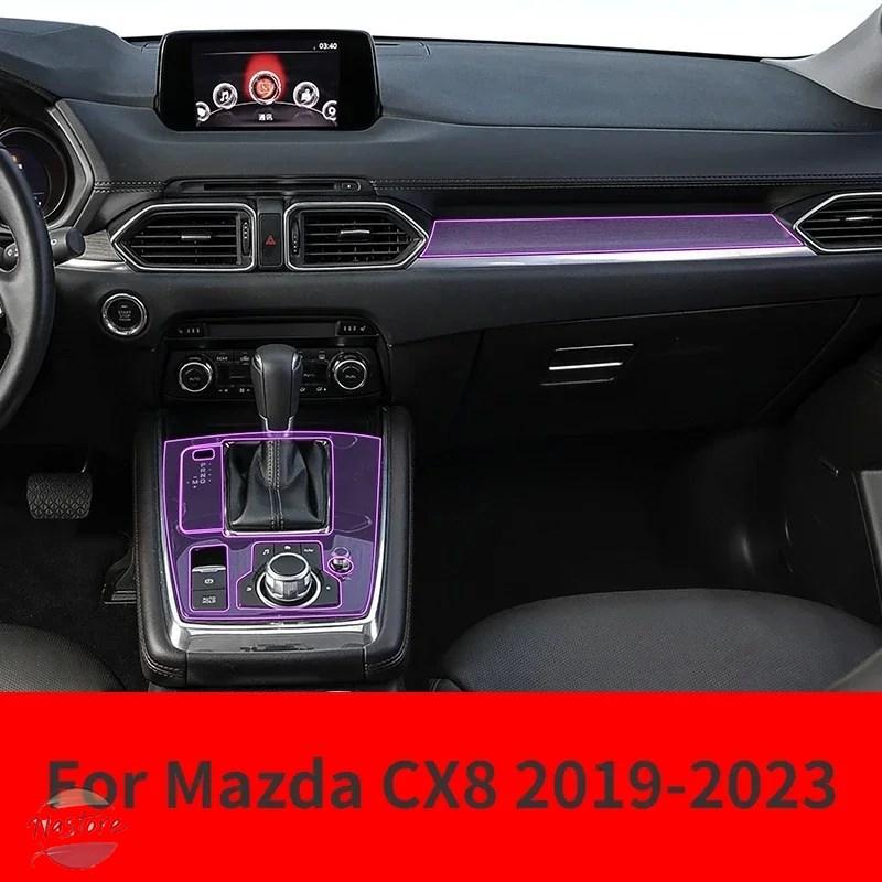 並行輸入品 マツダ リア マツダ マツダ CX8 2020-23 アクセサリー インテフィルム クリア TPU PPF ギアパネルの画像