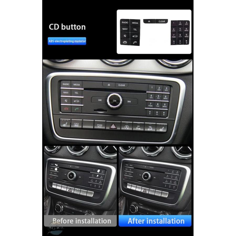 並行輸入品 メルセデスベンツ カバー メルセデスベンツ ベンツ GLA CLA GLE GLS X156 C117 W166 X166 ブラックの画像