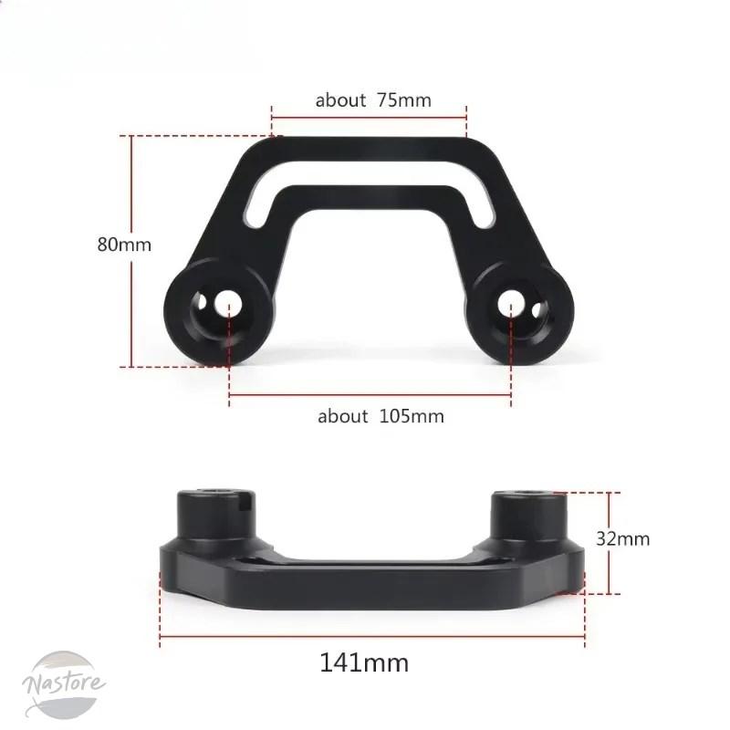 並行輸入品 フロント JT Aピラーガラス JEEP WRANGLER JL/JLU 18-22 GLADI 対応 補助ライト ライトマウントブラケット 1ペアの画像