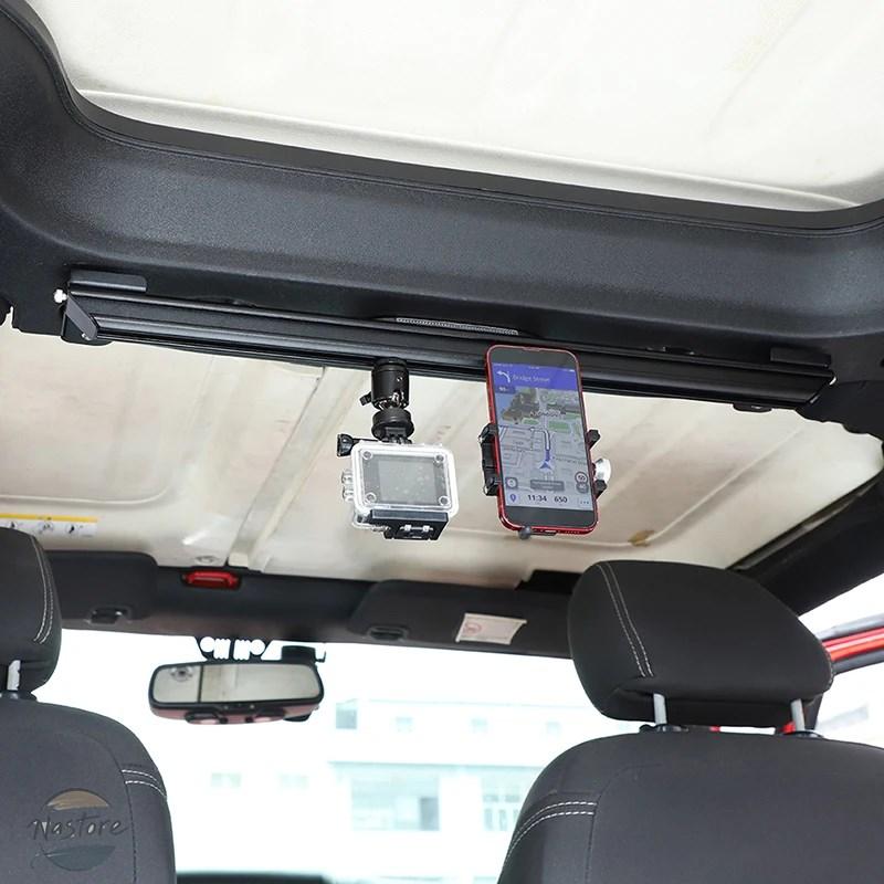 並行輸入品 BAWA ルーフ多機能拡張カメラブラケット電話ホルダー JEEP WRANGLER JK 2011-2017 内アクセサリー_6