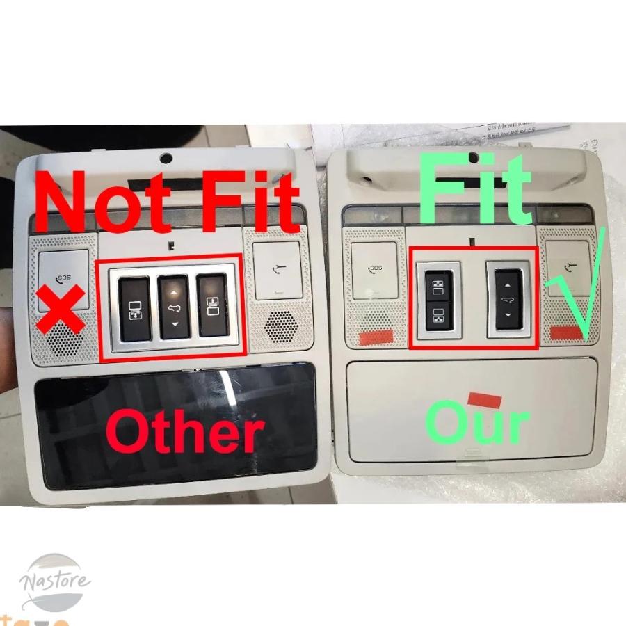 並行輸入品 lr5 メガネボックス 読書 ライトパネル ドームランプ オーバーヘッド カスタムパーツ 部品 アクセサリー_3