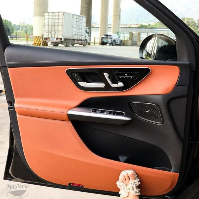 並行輸入品 革製耐衝撃 パッド ドア用 汚れ防止 ステッカー 茶色 メルセデスベンツGC X254 23-2024の画像
