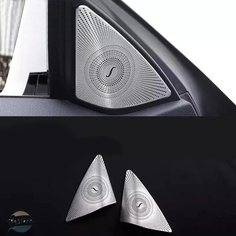 並行輸入品 カードアスピーカーオーナメント 装飾カバー ステレオフロアドカバー メルセデスベンツEクラス 2DR C207 10-15の画像