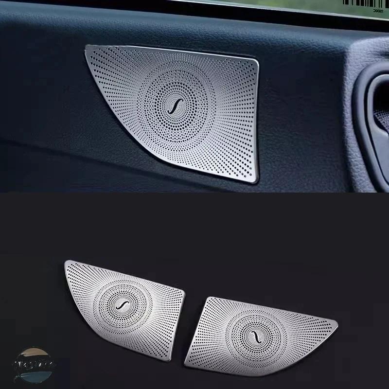 並行輸入品 カードアスピーカーオーナメント 装飾カバー ステレオフロアドカバー メルセデスベンツEクラス 2DR C207 10-15の画像