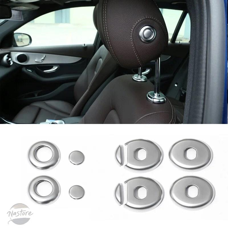 並行輸入品 ヘッドレスト調整ボタンスパンコールトリム装飾メルセデス