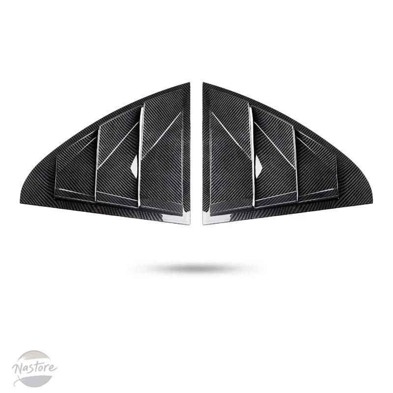 並行輸入品 リア三角窓ルーバーシャ??ッターブラインドカバートリムメルセデス ベンツ E クラス W214 2024-2025 カーボンパターンの画像