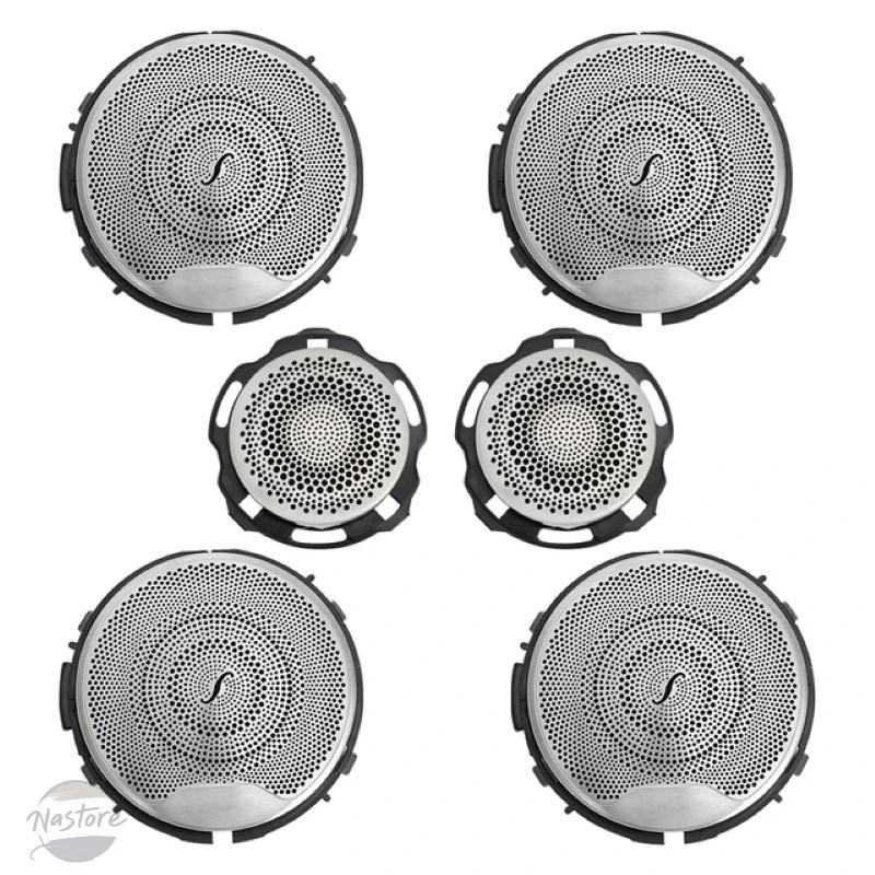 並行輸入品 メルセデスベンツCGLC EクラスW205W213 X253 2015-2021用オーディオスピーカーツイーター ミッドレンジリッドカバー 6個の画像
