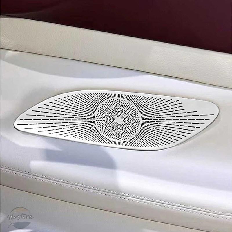 並行輸入品 メルセデスベンツEクラスクーペ200 260 300 2017-2023用ステンレス製カードアラウドスピーカーオーディオカバートリムステッカーの画像