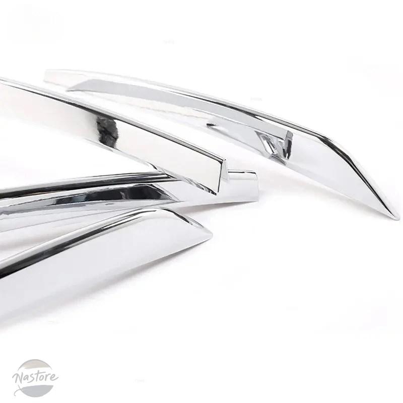 並行輸入品 メルセデスベンツ GLC クラス X253 2020 ABS クロームカーアクセサリーフロントフォグライトストリップ吸気グリルカバートリムの画像