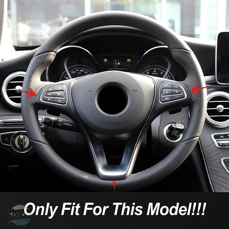 並行輸入品 c117 ステアリング ホイール カーボン ボタンフレーム mercedes z cla a class w176 カスタムパーツ 部品 アクセサリーの画像