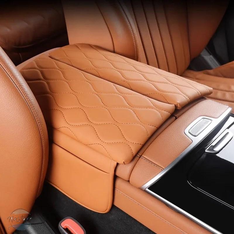 並行輸入品 メルセデスベンツ s450 カバー アームレスト 傷防止レザークッション カスタムパーツ 部品 アクセサリー_1