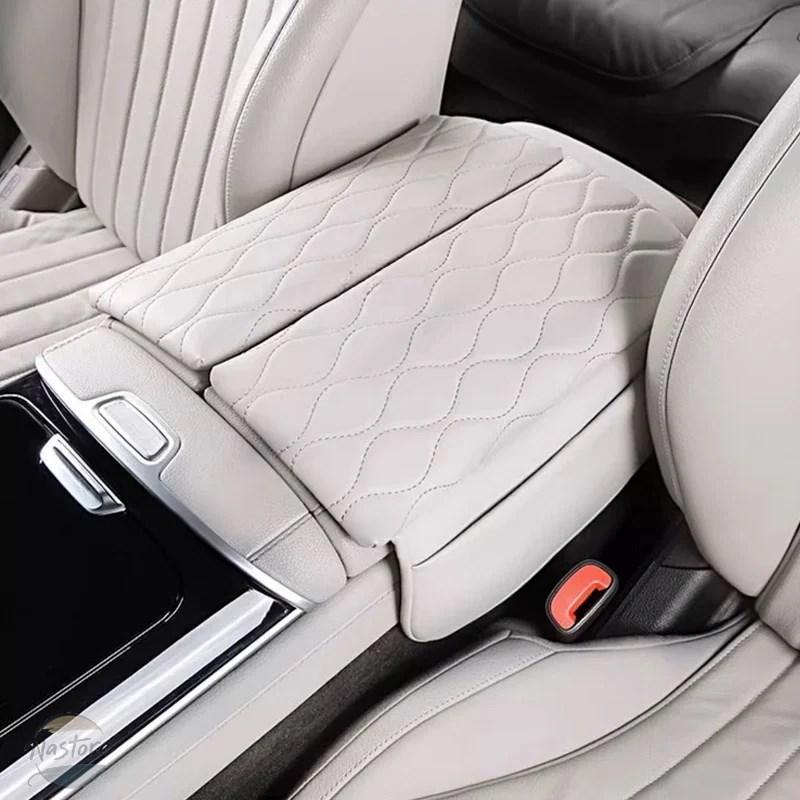 並行輸入品 メルセデスベンツ s450 カバー アームレスト 傷防止レザークッション カスタムパーツ 部品 アクセサリー_2