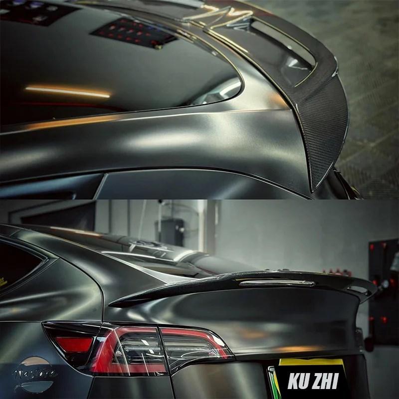 並行輸入品 テスラ リア モデル Y 2019 2024 スポイラーカーボン 素材
