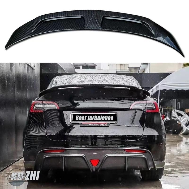 並行輸入品 テスラ リア モデル Y 2019 2024 スポイラーカーボン 素材