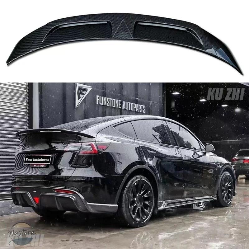 並行輸入品 テスラ リア モデル Y 2019 2024 スポイラーカーボン 素材