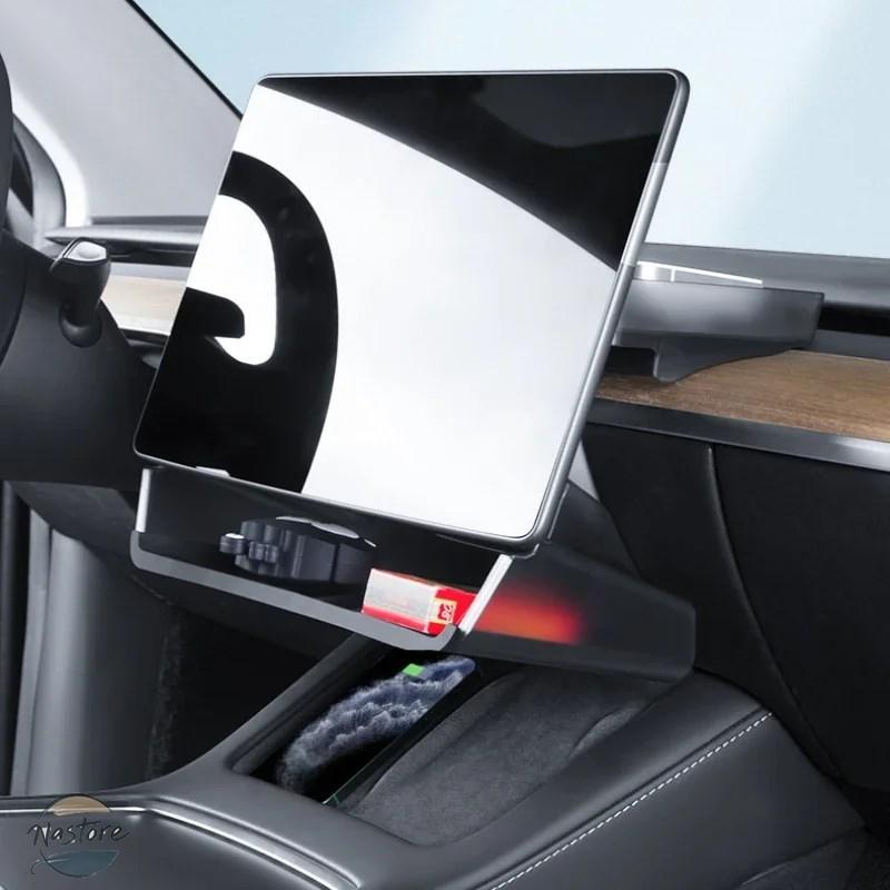 並行輸入品 テスラ モデル 3 ハイランドモデル Y ジュニパー 2025 スクリーン 下 隠し収納ボックススクリーンセンターコンソールオーガナイザーケーストレイの画像