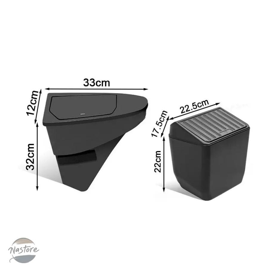並行輸入品 テスラ フロント リア カスタム モデルY ジュニパー 2021-2025 ドア ゴミ箱 セントラルコントロール 防水収納ボックス アクセサリーの画像