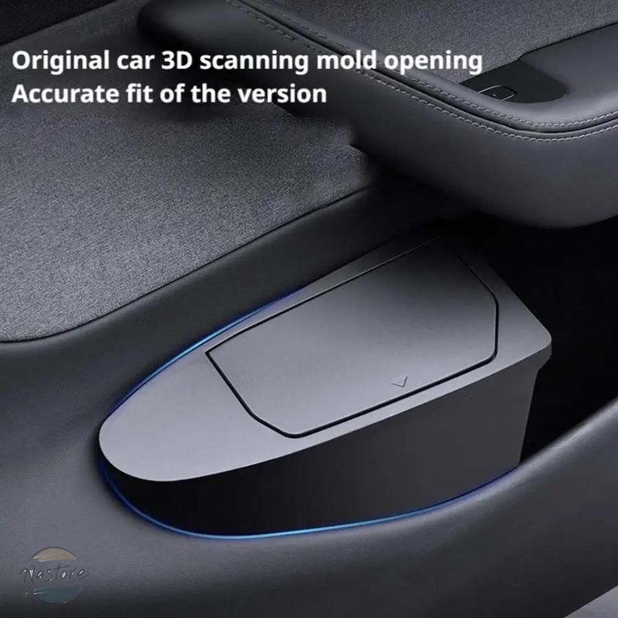 並行輸入品 テスラ モデルY ジュニパー 2021-2025 フロントドア用ゴミ箱 リアセントラルコントロール ゴミ箱 防水収納ボックス 車用アクセサリー V0B8_7