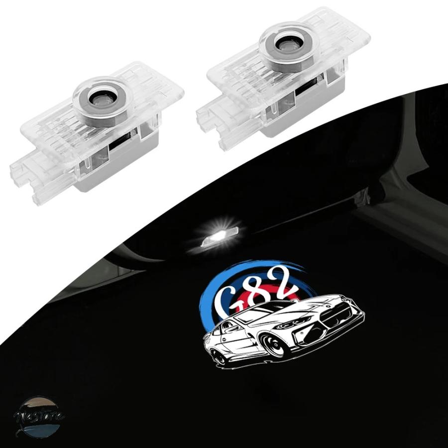 並行輸入品 BMW m4 ドア カーテシーライト g82 カスタムパーツ 部品 アクセサリーの画像