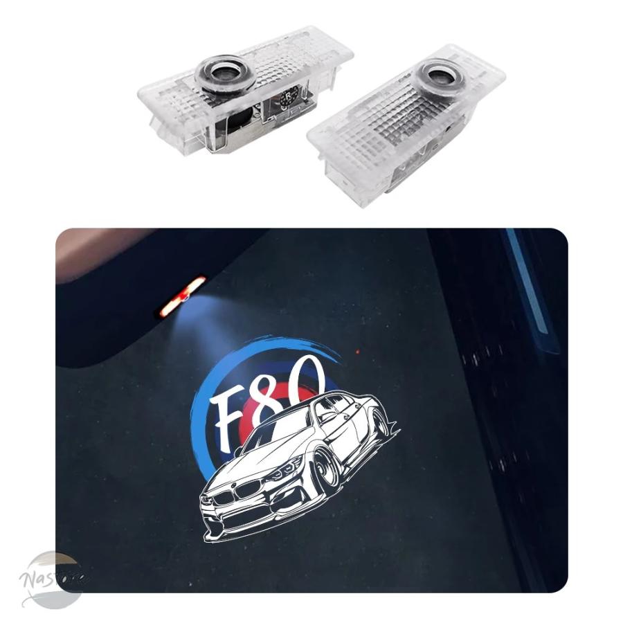 並行輸入品 BMW m3 ドア カーテシーランプ f80 パドルライト カスタムパーツ 部品 アクセサリーの画像