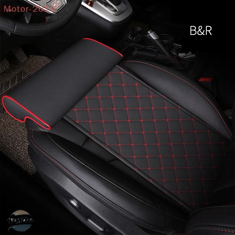 並行輸入品 Pu レザーカーシートエクステンダークッション脚サポート枕運転低反発膝パッドトラック車両ドライバープロテクターマットの画像