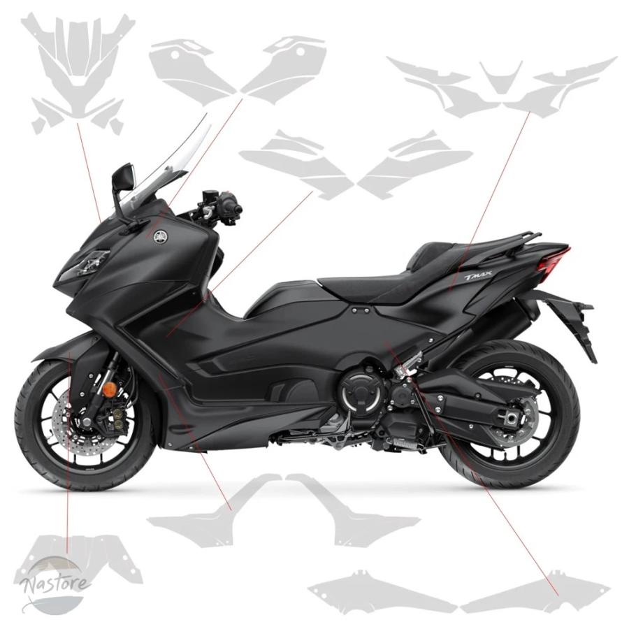 ブランド登録なし - 並行輸入品 ヤマハ 自動自転車 t-max 560 tmax560 tmax 2022-2024 tpu 上半身ステッカー ppf カスタム部分品 部分品 添え物