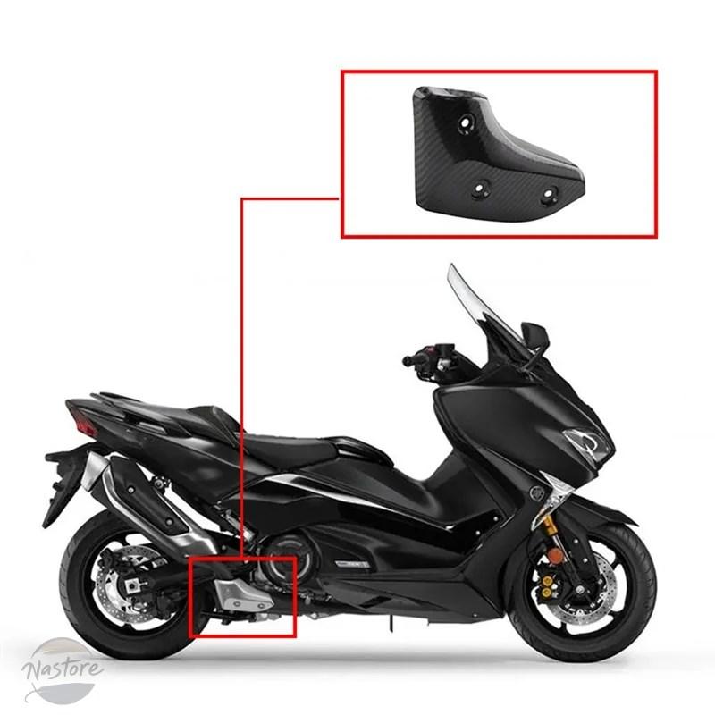 並行輸入品 カバー ガード マフラー カーボンフロントプロテクター装飾