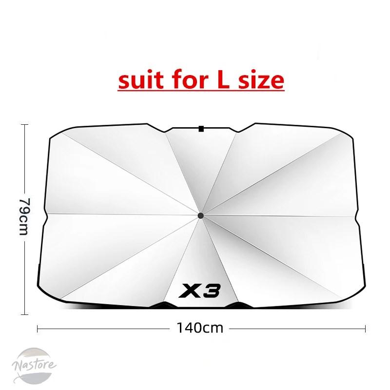 並行輸入品 BMW x3 フロントガラス折りたたみサンシェード x1 x2 x4 x6 uv サンシェード車バイザー カスタムパーツ 部品 アクセサリーの画像